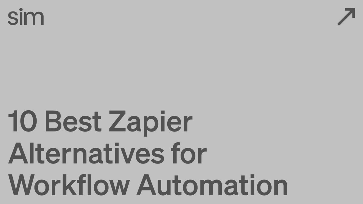 10 Best Zapier Alternatives for Workflow Automation